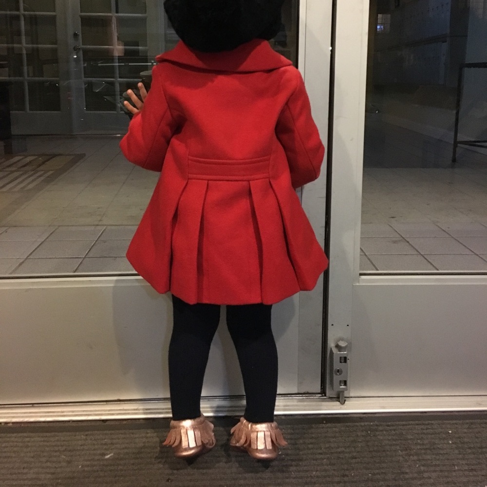 VGUC : Toddler Old Navy Red Pea Coat